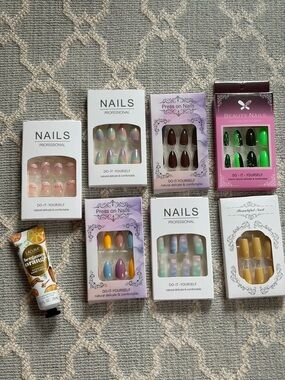 Press-On Nail Set Bundle - Multi-Color